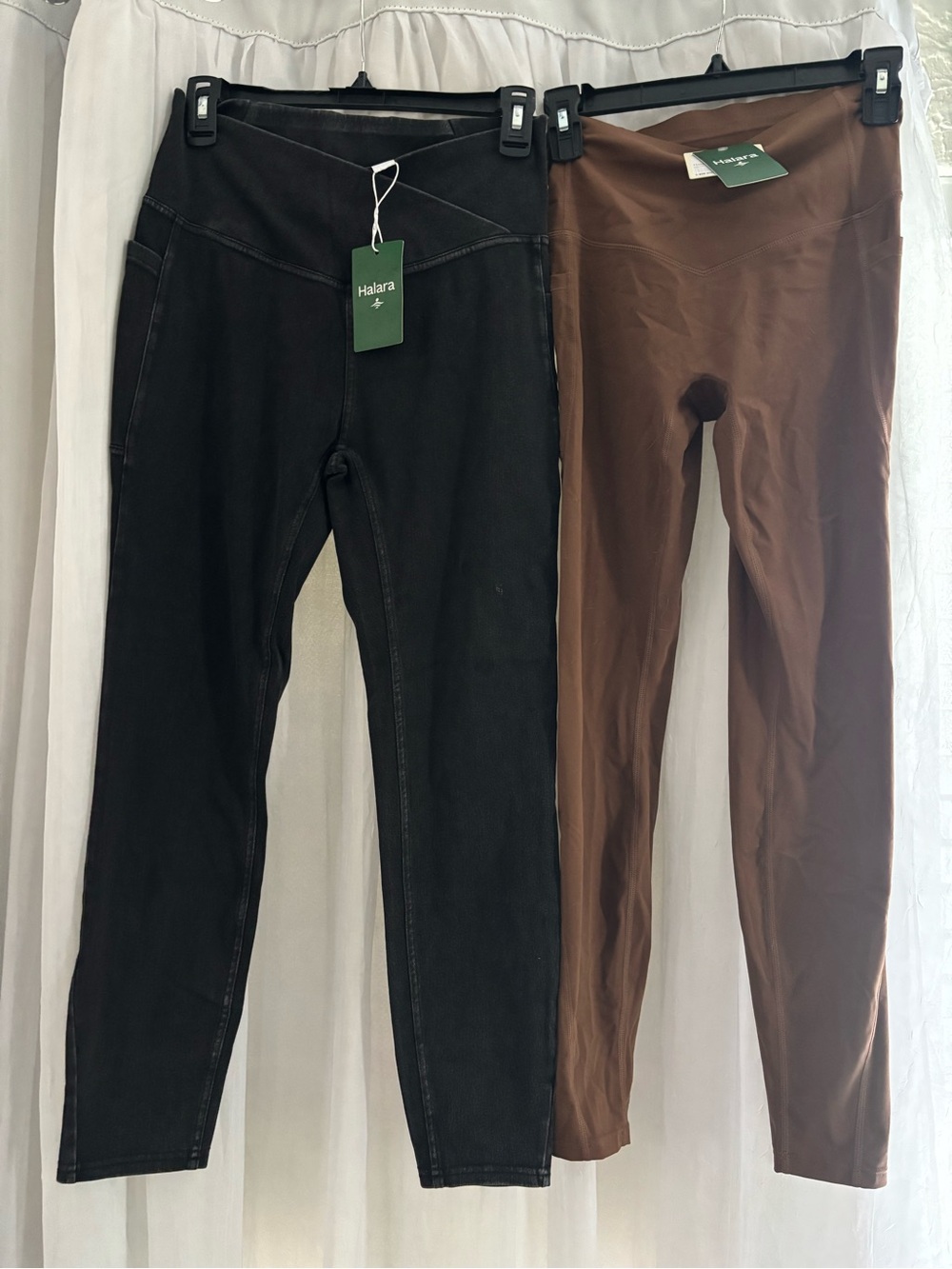 HALARA Leggings Bundle in Black & Brown